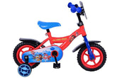 Paw Patrol 10 Inch Jongensfiets - Rood/Blauw - Veilig & Comfortabel - Fitmarktnl - Met Doortrapsysteem, Afneembare Zijwieltjes en Luchtvrije Schuimbanden